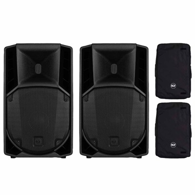 RCF ART 732-A MK5 1400W 2-Way 12'' Powered Active DJ PA Speakers Pair w Covers