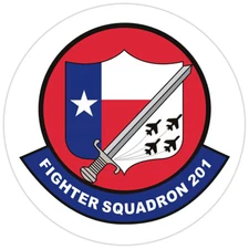 VFA-201 'Fighting 201' Bumper Sticker Military Vinyl Soldier Decal 5"