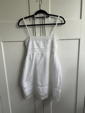 Topshop White Lace Slip Dress UK8