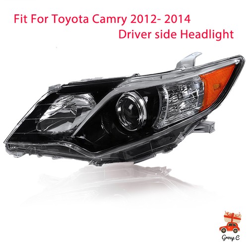 Left Headlight Headlamp Assembly Driver Side For 2012 2013 2014 Toyota