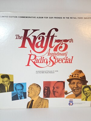 The Kraft 75th Anniversary Radio Special 1978 Limited Ed. LP NBC 