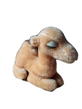 Vintage Dakin Omar the Camel Plush Stuffed Animal 1978 Bean Bag Toy Orange beige
