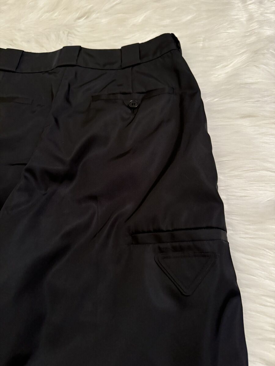 Prada Re Nylon Gabardine Triangle Logo Pants Technical Track Prada Re Nylon Gabardine Triangle Logo Pants Technical Track