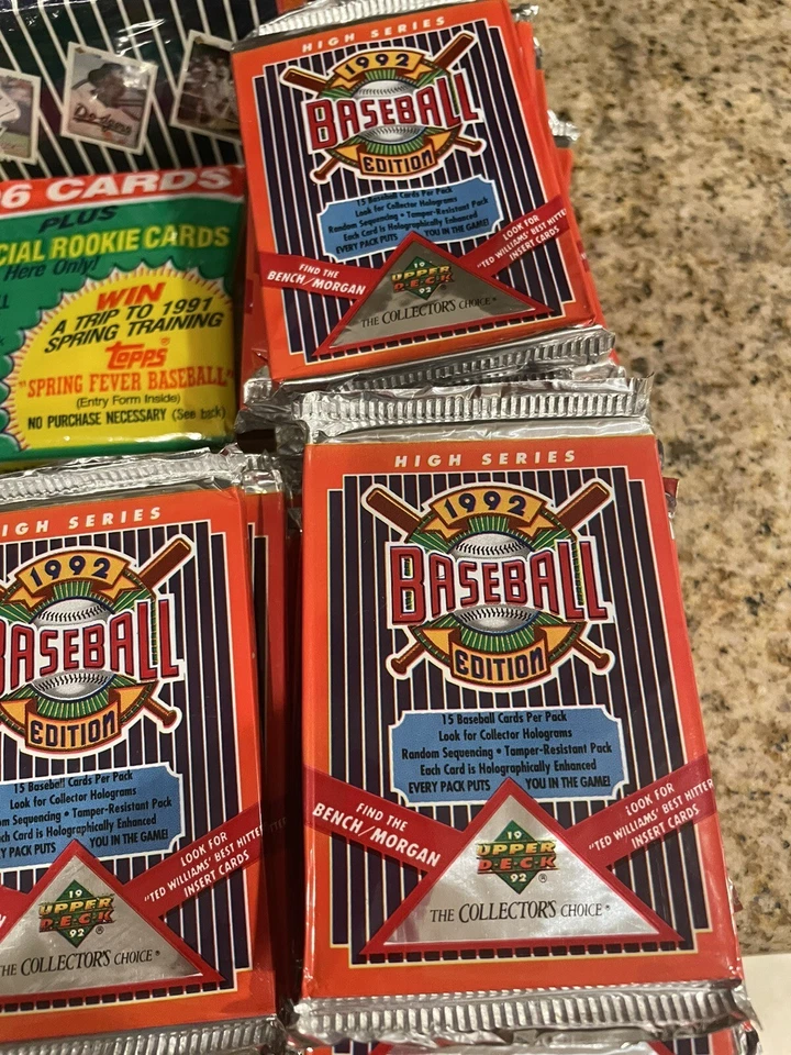 Juegos completos de tarjetas de béisbol Topps 1988 1989 1990 1992 Foto 4 de 4