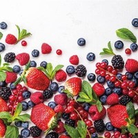 20 Servietten Forest Fruits Waldbeeren FrüChte Sommer Essen Garten Natur 33X33Cm