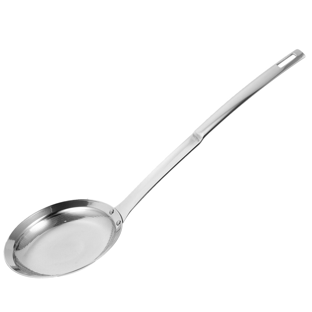 Mesh Gravy Skimmer with Fine Strainer for Efficient Filtering