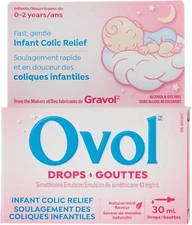 Ovol Drops - Fast, Gentle Infant Colic Relief, 30mL Fresh Stock Long Exp. CANADA