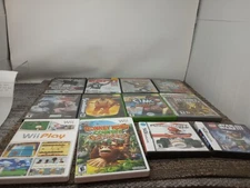 12 Game Cases Some With Manuals Lot Some PS2 XBOX Wii DS   *NO GAMES*