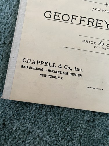 De colección 1919 ¡No hay muerte! Partituras de Geoffrey O’Hara - Imagen 3 de 9