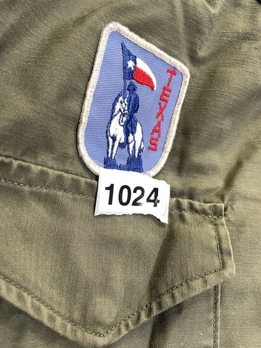 M-65 Feldjacke ohne Etikett Medium kurz Texas Patch Herren SIEHE Flecken/Löcher - Bild 22 von 22