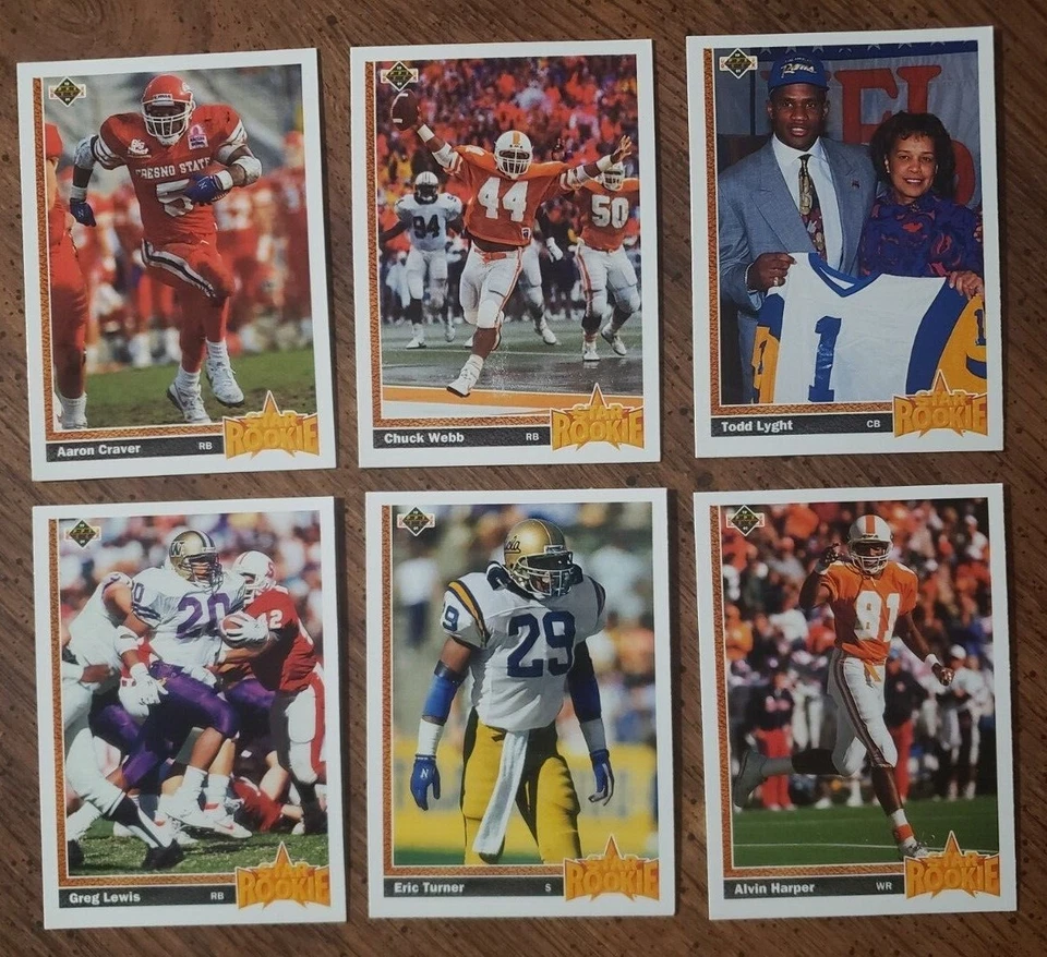 1991 UPPER DECK FOOTBALL YOU PICK NMMT #1 - #200 ****FREESHIPPING**** - Image 4 of 4