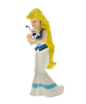 Plastoy 60506 - Asterix - Figur Falbala' & Idefix 60506 Plastoy