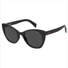 AUTHENTIC LEVI'S LV 1015/S WOMEN SUNGLASSES 0807 BLACK IR 55/20/145