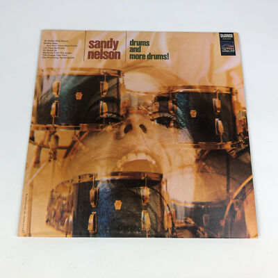 Sandy Nelson Drums and More Drums! Record 33 RPM LP SUS-5224 Sunset Records 1968