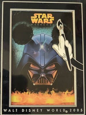 Disney WDW Star Wars Weekend 2005 Jumbo Logo Darth Vader Mickey