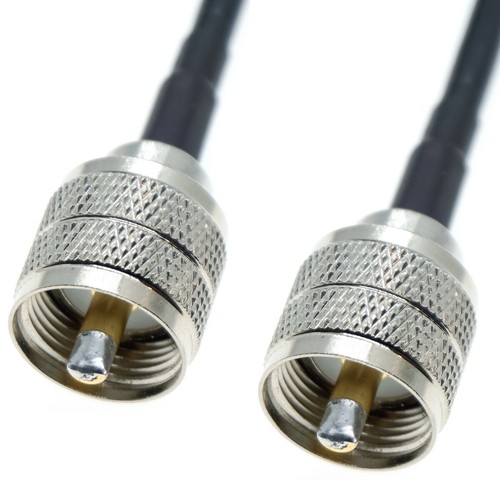 Câble antenne radio CB amateur 50FT RG58 coaxial coaxial UHF PL-259 connecteurs - Photo 2 sur 5