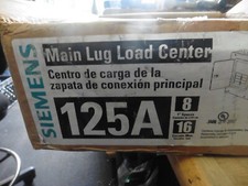 Siemens 125A  Main Lug load center indoor box 1 phase 3 wire E0816 ML1125S New