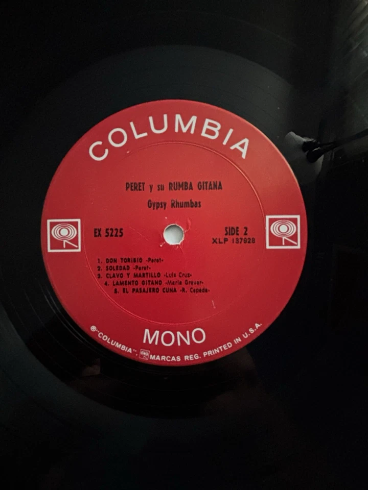 Peret Y Su Rumba Gitana LP Spanish PROMO 1969 - Image 3 of 4