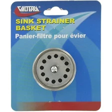 Valterra A01-2018VP, Sink Strainer Basket, Stainless Steel