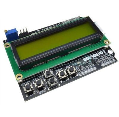 1PCS Yellow Backlight 1602 LCD Board Keypad Shield For Arduino LCD Duemilanove R
