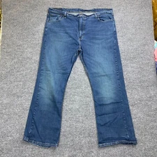 Vintage Levis 527 Men’s 42x29 Blue Denim Low Boot Cut Jeans