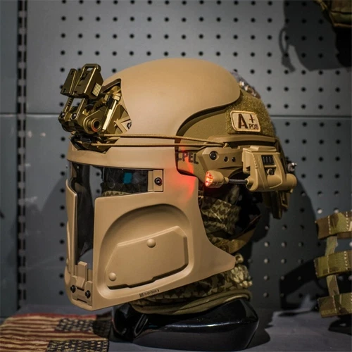 Star Wars Mandalorian Shield Cosplay Mask New For Fast Maritime Tactical Helmet - Bild 4 von 16