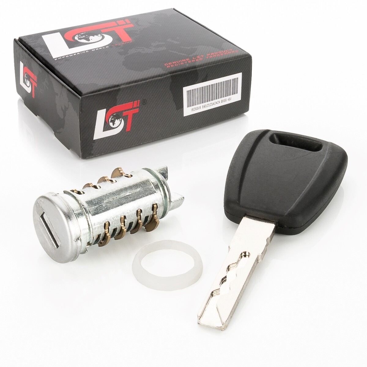 Lock cylinder locking shaft door lock with key front for Fiat Doblo 119 223
