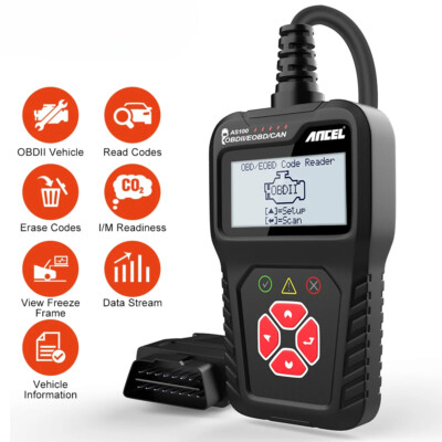 AS100 OBD2 Engine Code Reader OBD 2 Scanner Engine Analyse Read Code Erase Code
