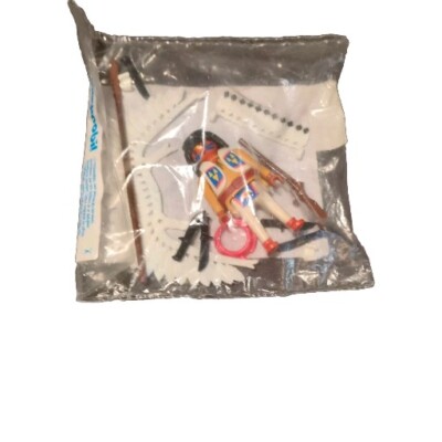 Playmobil 7660 Native American Chief Complete Figure With Gun NEW In SEALED Bag