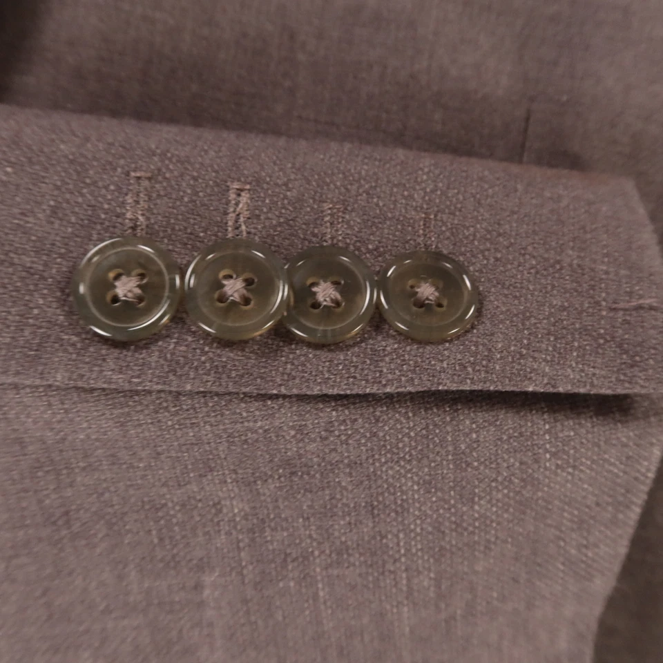 Jaqueta Hopsack M cinza mistura de poliéster blazer casaco esportivo verão respirável 42R - Imagem 4 de 4