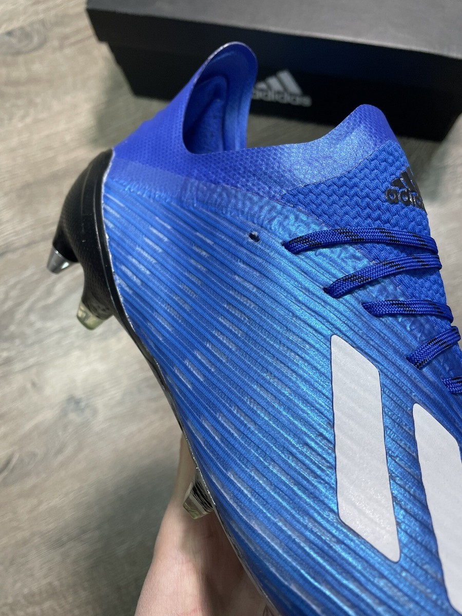 Adidas X 19.1 SG EG7126 Royal Blue Men's Soccer Cleats Size Adidas X 19.1 SG EG7126 Royal Blue Men's Soccer Cleats Size
