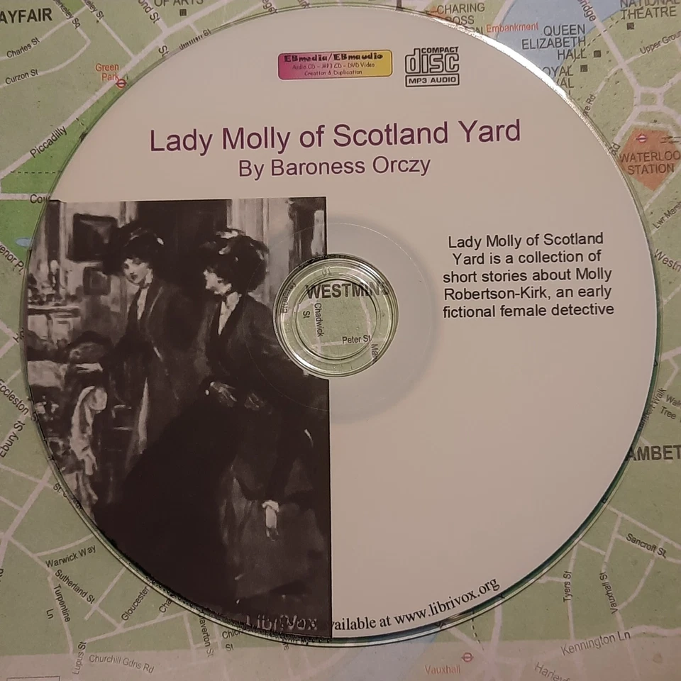 Lady Molly of Scotland Yard / Baroness Orczy - Unabridged Audiobook Mp3 CD 7+Hrs