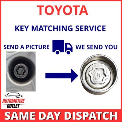 PASSENDER SERVICE SICHERHEIT MASTER LOCK RADMUTTER SCHLÜSSEL BOLZEN UK FÜR TOYOTA