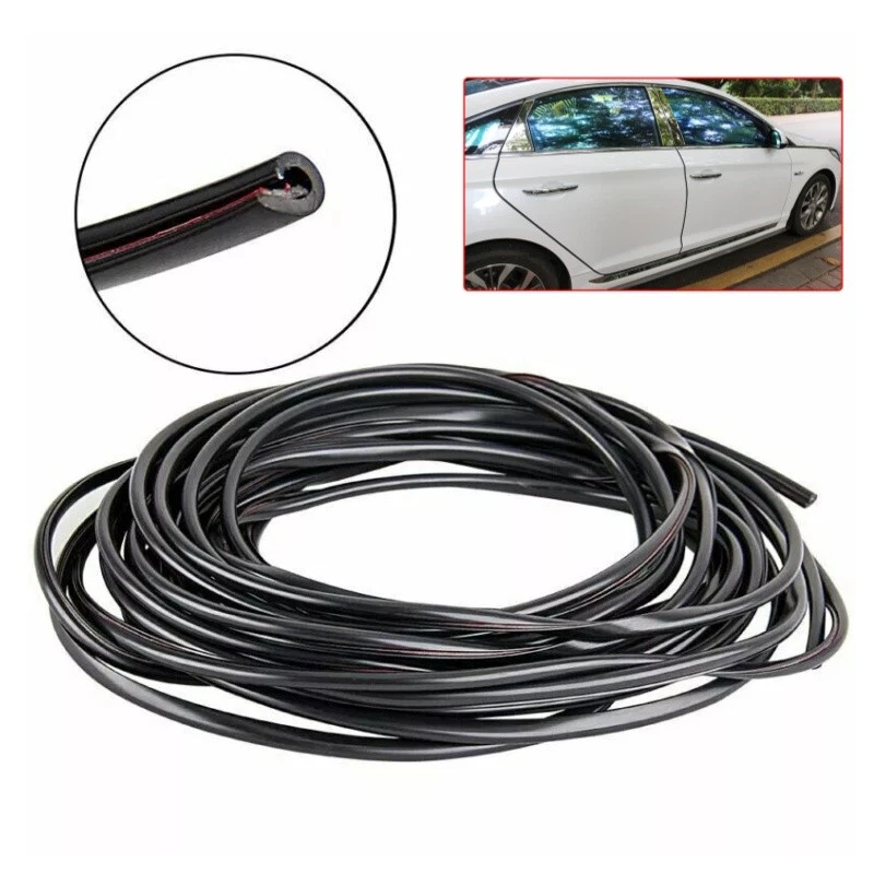 33-футовая универсальная молдинговая полоска для защиты кромок автомобильных дверей резиновое уплотнение отделка кромок - Изображение 3 из 4