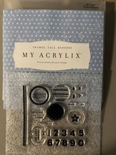 Close to my Heart-My Acrylix Clear Polymer Stamp set-B1390-COUNTDOWN-FRAMES TAG