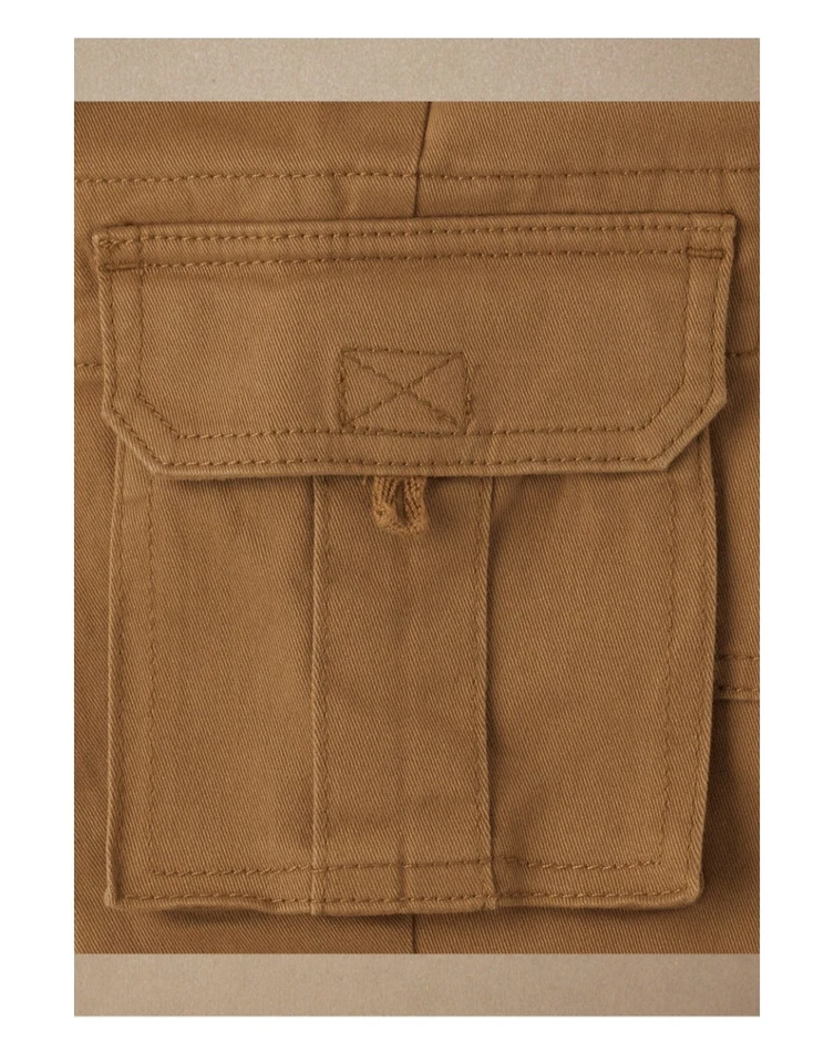 Calça jogger masculina cargo chifre marrom tamanho 7 - Imagem 4 de 4