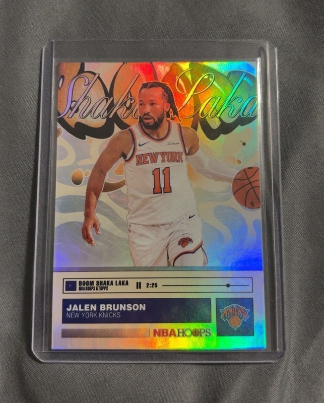 Topps 2026 NBA Hoops x Topps Shaka Laka Insert BO-7 Jalen Brunson Knicks