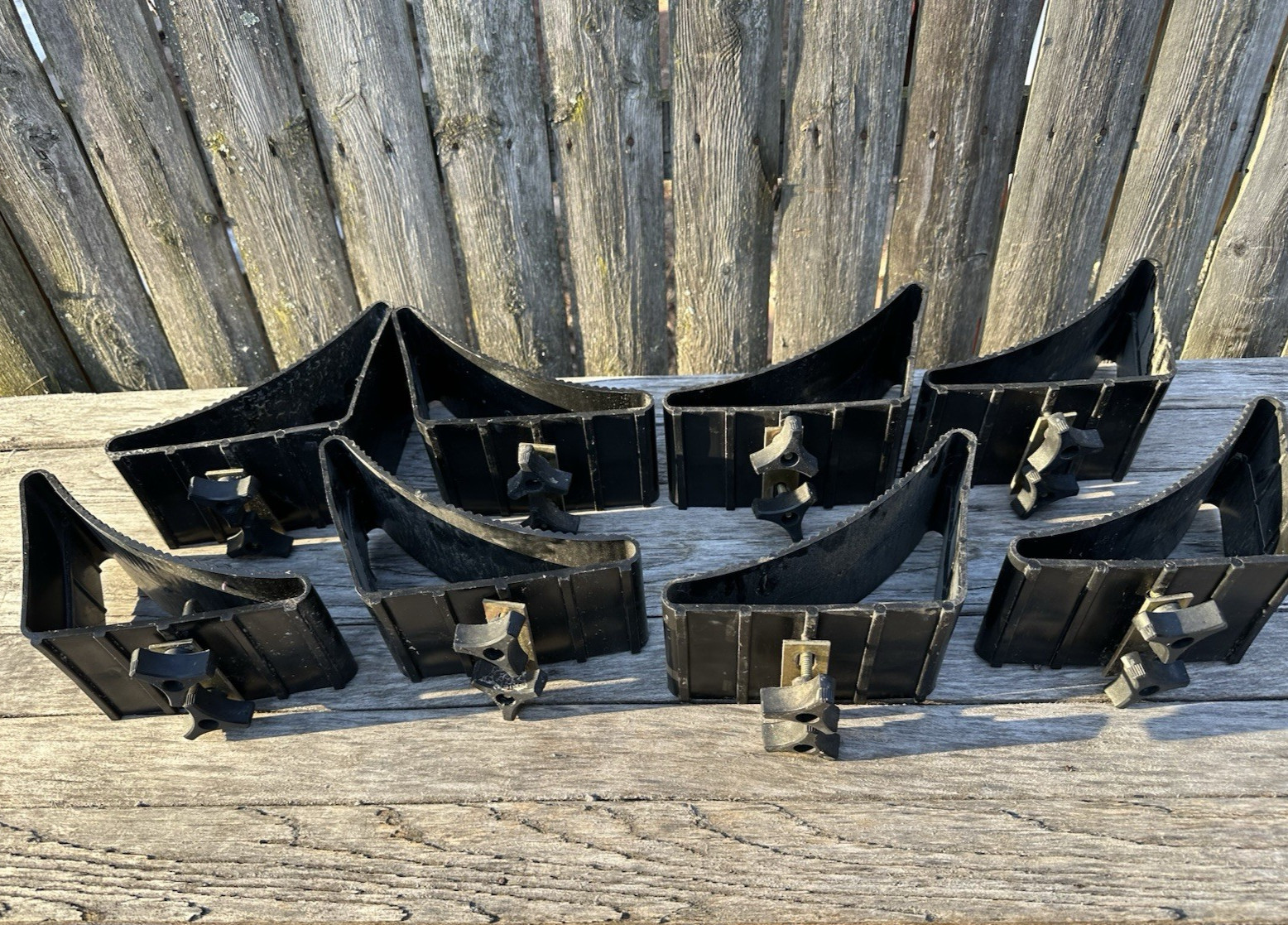 Roof Rack Saddles Set Rooftop Mount Carrier For Square Bars
