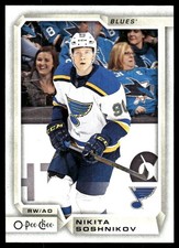 2018-19 O-Pee-Chee #463 Nikita Soshnikov St. Louis Blues Hockey Card