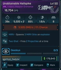 Borderlands 4 🎉 Unobtainable Hailspike (Fire) ✨ [TwoShot/Deadeye]