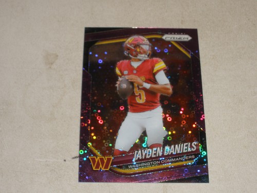 2025 Panini Prizm No Huddle Purple Prizm #278 Jayden Daniels 45/75