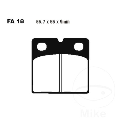 EBC Bremsbeläge Standard FA018 passend für Moto Guzzi California 1100 1994-2000