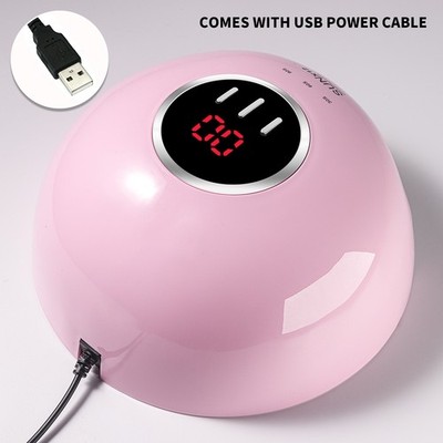 Nail Lamp For Gel Polish, 18 LED Professional Nail Dryer UV LED Nail Lamp With 3