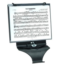 DEG Music Products Flutist's Friend Flute Lyre with Flip Folder