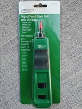 COMMERCIAL ELECTRIC Impact Punch Down Tool with 110 Blade -BRAND NEW
