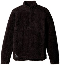 Hot Chillys Youth Pico Fleece Zip-T Jacket, Black, Medium