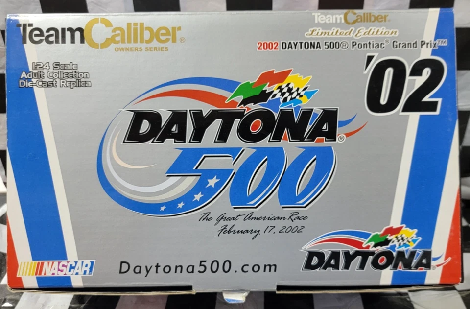 Team Caliber OWNERS SERIES '02 DAYTONA 500 Feb 17, 2002 Grand Prix 1:24 Die-Cast - Image 2 of 4