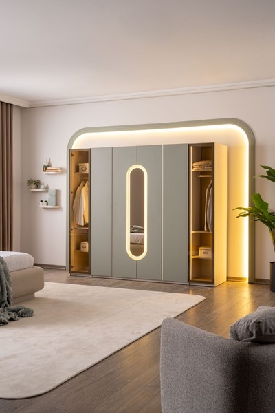 Moderner Kleiderschrank GemüTlichkeit Und Harmonie In Jedem Detail-image