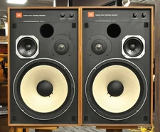 JBL 4312A Control Monitor Pair Walnut Recapped/Jantzen Recone Clean Sound Used