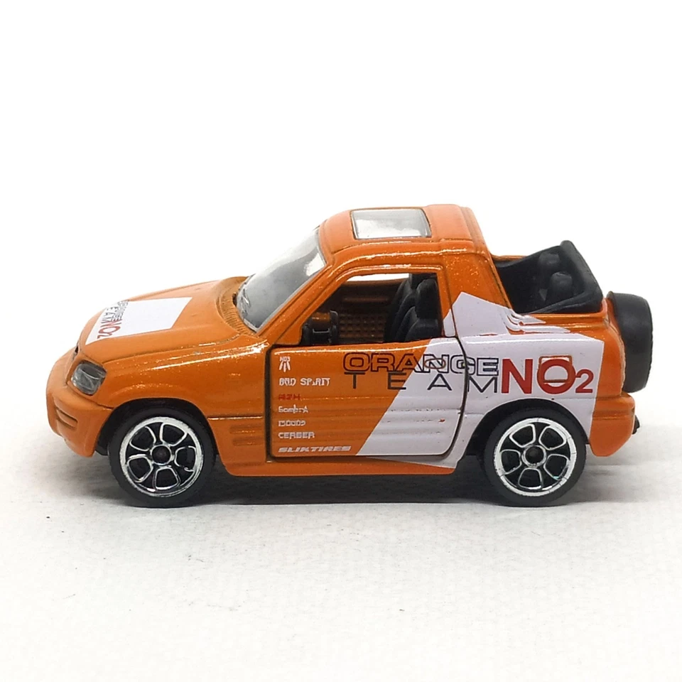 Majorette Toyota Rav 4 Orange Team Nº2 1:50 (3") sin paquete Foto 4 de 4